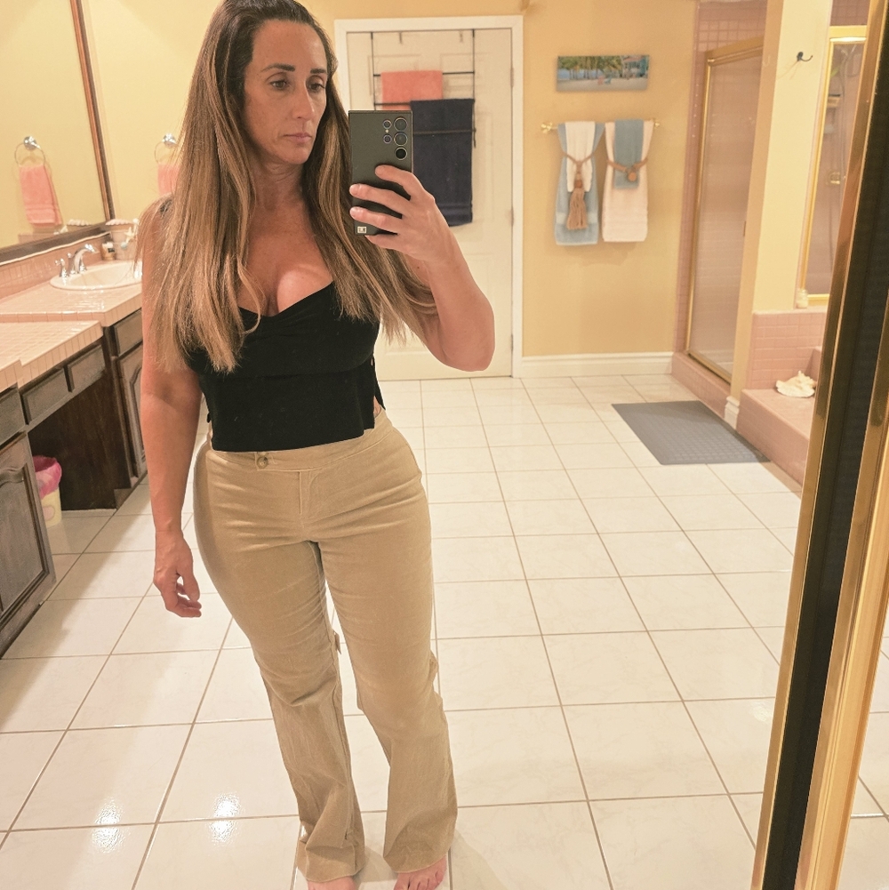 Women's Tan Pants - Picture 12 of 15